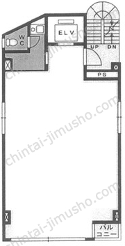 セントラル道玄坂の間取図