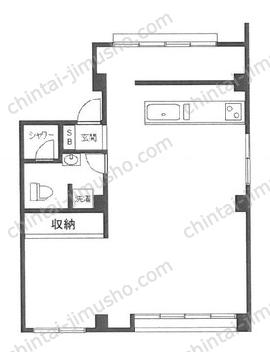 矢ノ倉ハイツ2階の間取図