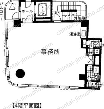 明和佐久間町ビル3階の間取図