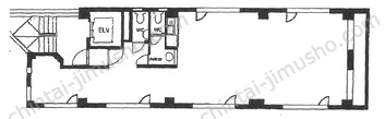 赤坂TSCビル6階の間取図