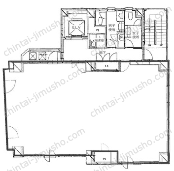 サンライズ三田ビル8Fの間取図