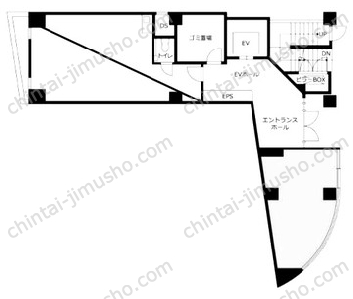 VORT渋谷道玄坂5階の間取図