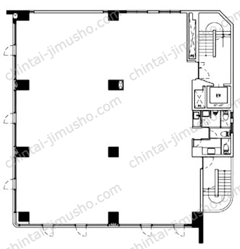 紅屋茗荷谷ビル6階の間取図