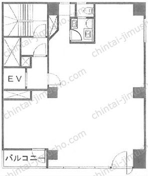 岡崎ビルの間取図