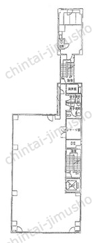 日本生命銀座ビル3階の間取図