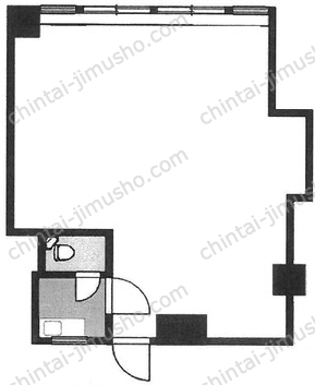 日東ビル5階の間取図