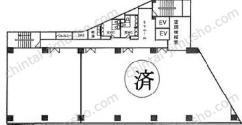 ONEST西五反田スクエア4階の間取図