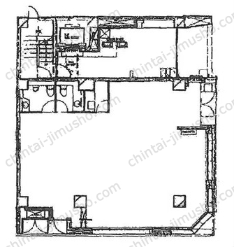 FG KUDAN CITYPLAZA1階の間取図