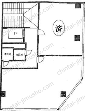 東銀座ビル5階の間取図