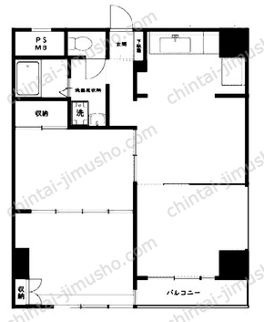 ベルメゾン池袋の間取図