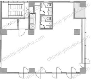 司ビルの間取図