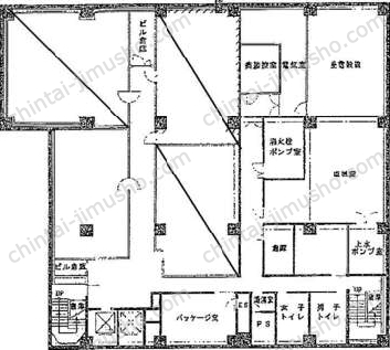 銀座大野ビルの間取図