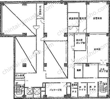 銀座大野ビルの間取図