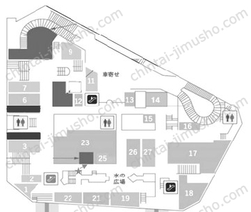 新宿センタービル／+OURS新宿の間取図