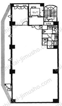 MG市ヶ谷ビルディング11Fの間取図