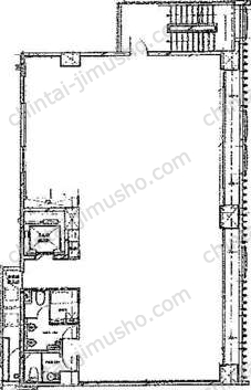 赤坂フェニックスビル4階の間取図
