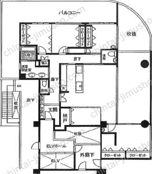 アコード新宿ビル10階の間取図