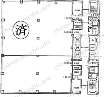 日比谷ダイビルの間取図
