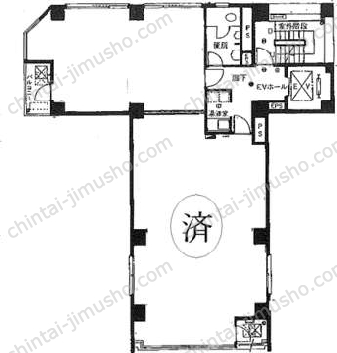 寿ビルの間取図