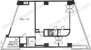 Cocoro Kanda Bldg.の間取図