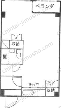 鯉江ビル10階の間取図