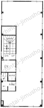 中川ビル2階の間取図
