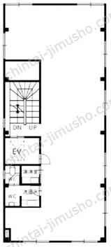 中川ビル3階の間取図