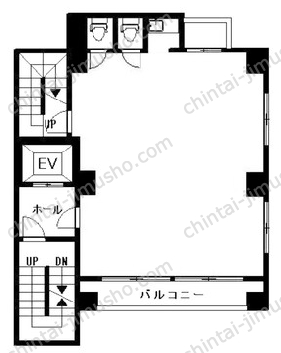 ジャストプレイスビル7階の間取図