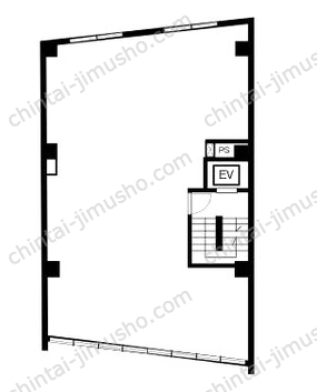 第3田中ビル4階の間取図