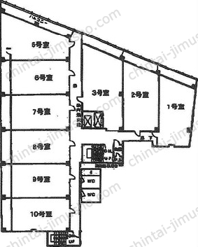 新陽ビルの間取図