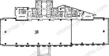 JRWD錦糸町タワー3階の間取図