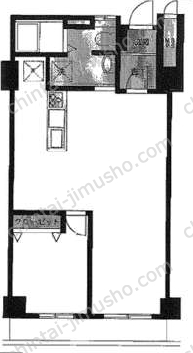 朝日九段マンションの間取図