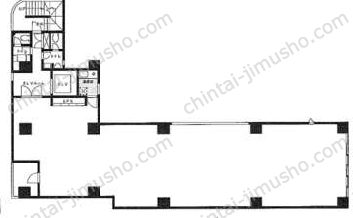 ミハマビル9階の間取図