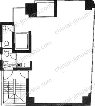 I.S.Iビル2階の間取図