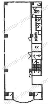 1510ビルの間取図