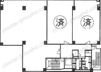 大森センタービルの間取図