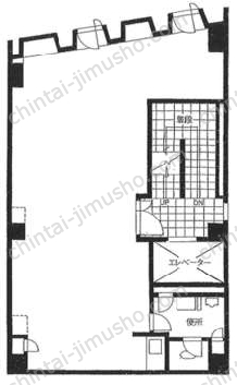穂積ビル4階の間取図