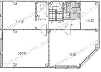 秋和ビル4Fの間取図