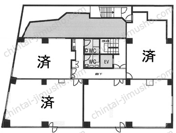 市ヶ谷春日マンション3階の間取図