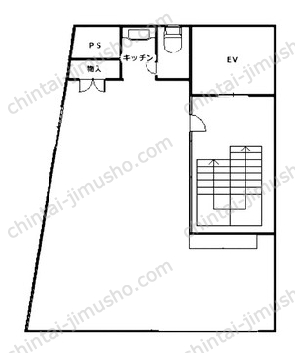 クニビル3階の間取図