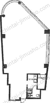 新宿ダイカンプラザビジネスタワー6階の間取図