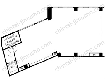 ファーストビル3階の間取図