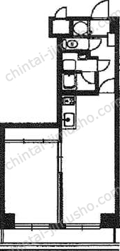 ライオンズマンション池袋の間取図