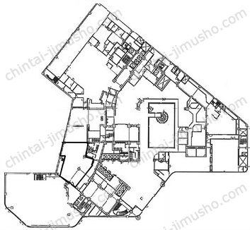 新宿国際ビルディング2階の間取図