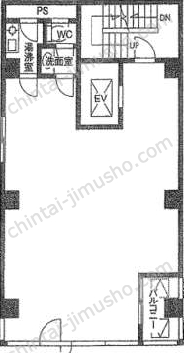 青山但馬屋ビル5階の間取図
