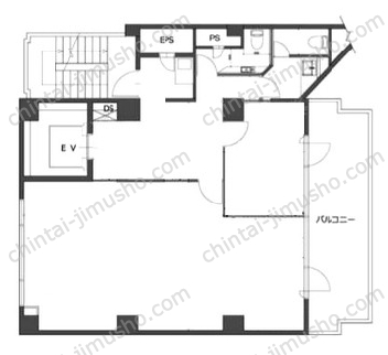 BizSQUARE GINZA6階の間取図