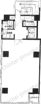 錦糸町ミハマビル3階の間取図