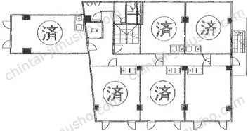 佐伯池袋ビルの間取図