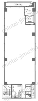 ケイズ西麻布6Fの間取図