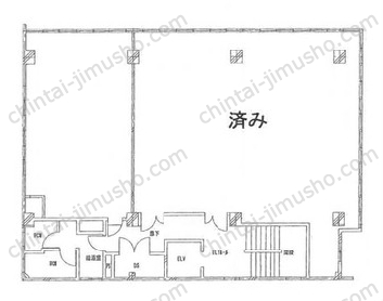 第1東ビルの間取図